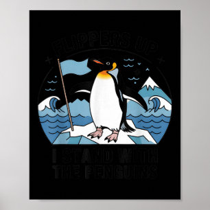 Affiche Palmes En Haut Je Me Trouve Avec Les Pingouins Drô