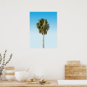 Affiche Palmier solitaire