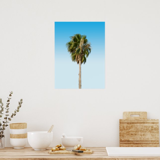 Affiche Palmier solitaire (Cuisine)
