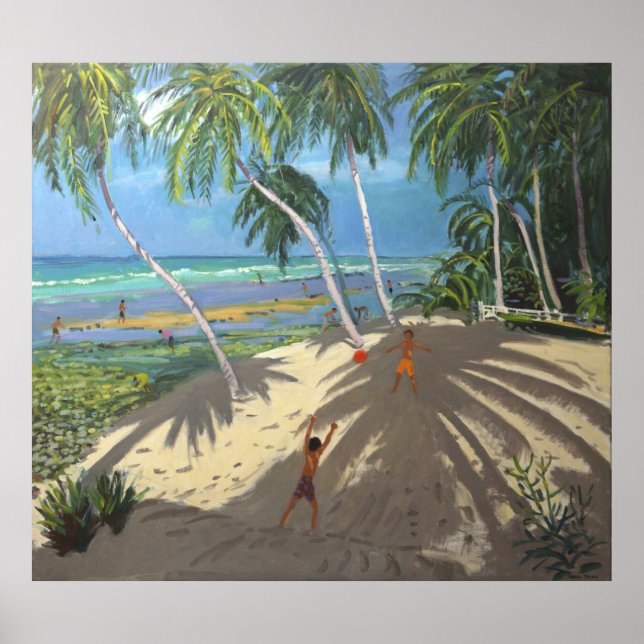 Affiche Palmiers Clovelly beach Barbados 2013 (Devant)