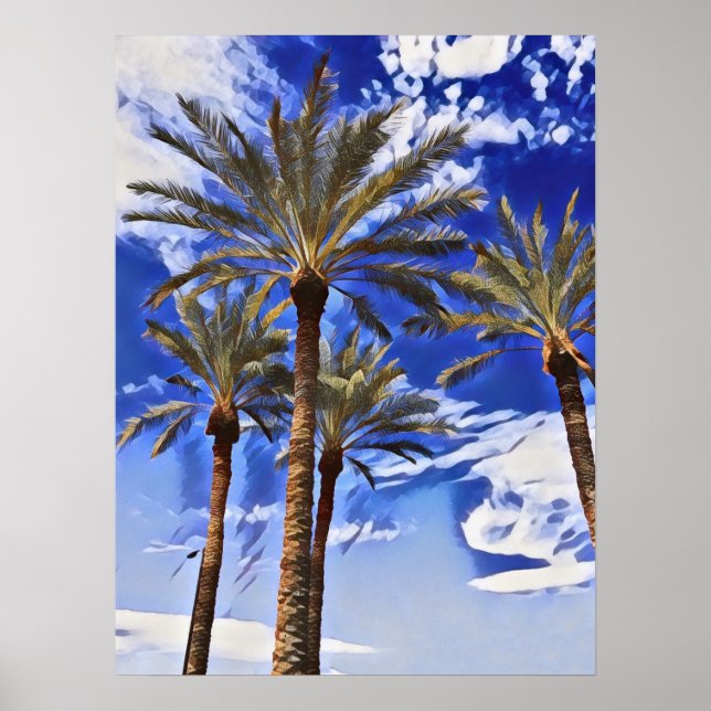 Affiche Palms Tall (Devant)