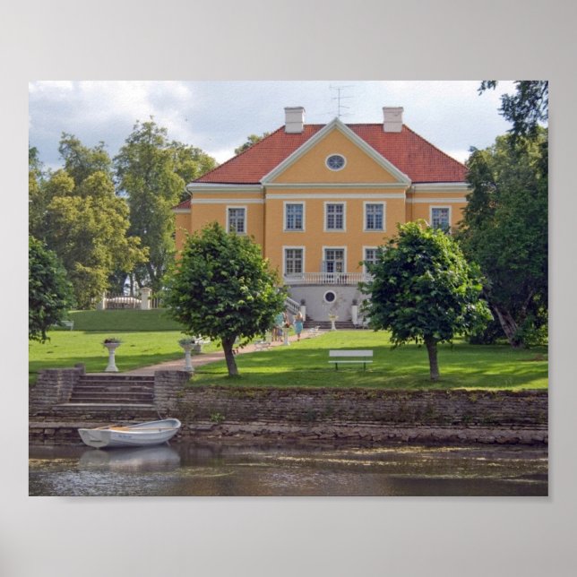 Affiche Palmse Manor Estonie Dessous de verre (Devant)