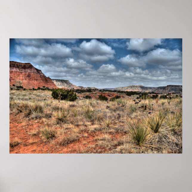 Affiche Palo Duro Canyon, Texas (Devant)