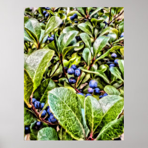 Affiche Pamela Storch - Blueberry Bush Serenade