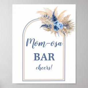 Affiche Pampas Grass Arch Momosa Bar Symbole garçon