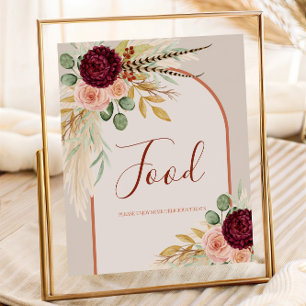 Affiche Pampas Grass Terracotta Floral Alimentation Pannea