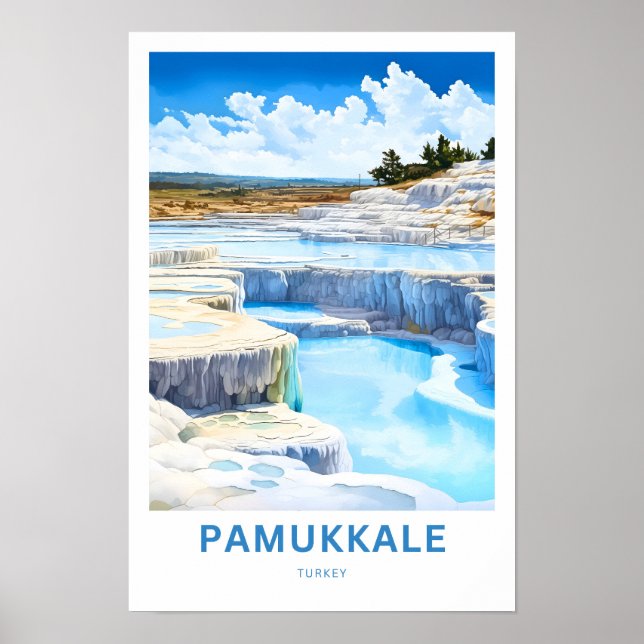 Affiche Pamukkale Turquie Imprimer (Devant)