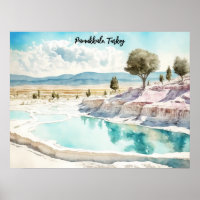 Pamukkale Turquie paysage de voyage