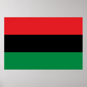 Affiche Pan African UNIA Flag
