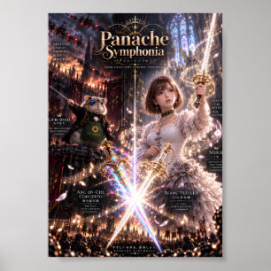 Affiche Panacher Symphonia MIKA et Chibi-Sensei Bataille C