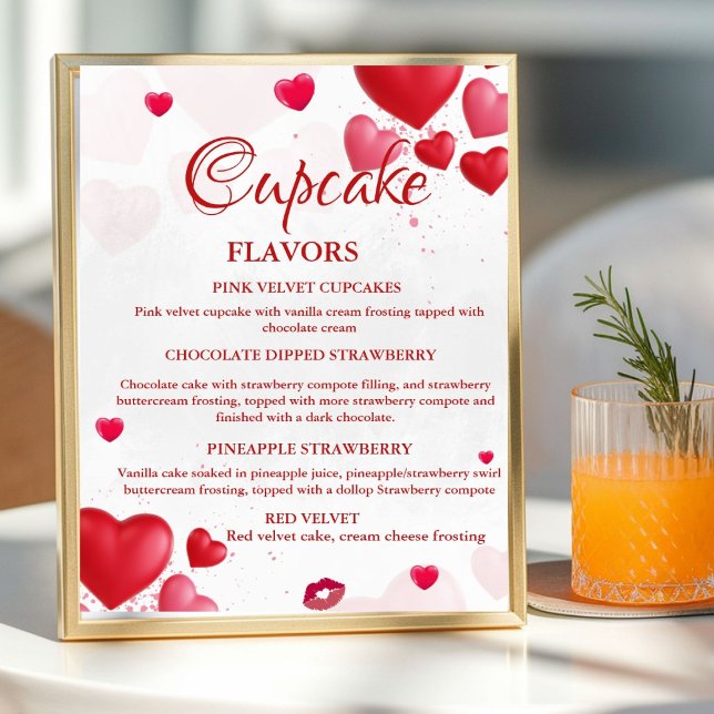 Affiche Pancakes en forme de coeur de la Saint-Valentin si (Créateur téléchargé)