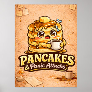 Affiche Pancakes et crises de panique - Foodie Fiends