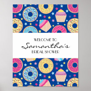 Affiche Pancakes et Donuts Panneau de Bienvenue