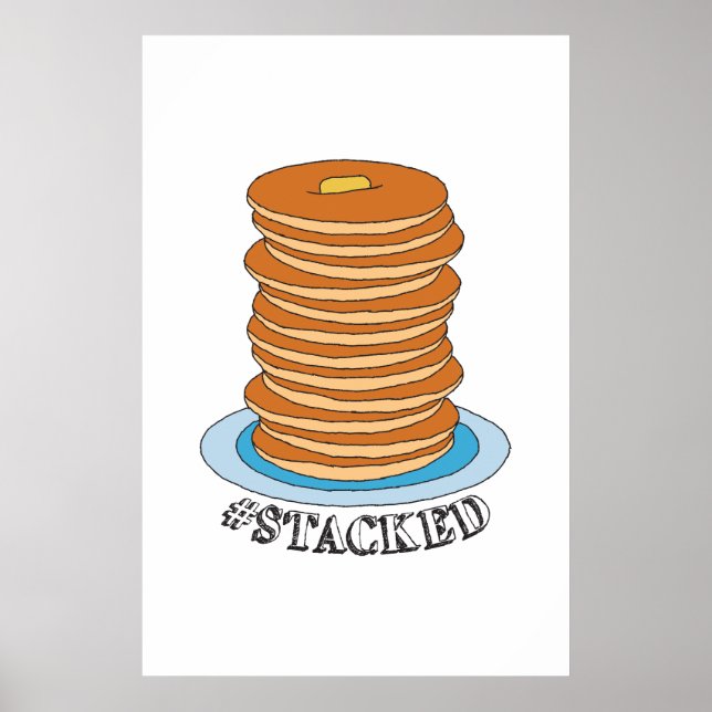 Affiche Pancakes Pancakes Clipart Pancake À Pile Complète (Devant)