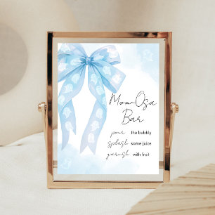 Affiche Pancarte de bar Maman Osa pour Baby Shower Petit B