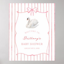 Pancarte de bienvenue pour Baby Shower Imprimable 