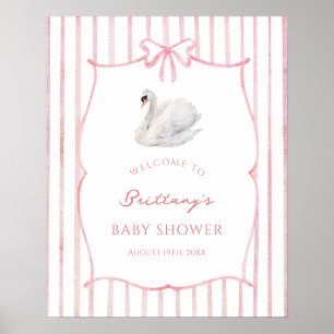 Affiche Pancarte de bienvenue pour Baby Shower Imprimable