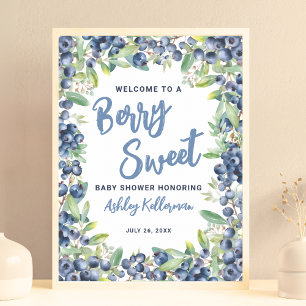 Affiche Pancarte de bienvenue pour une baby shower aux ble