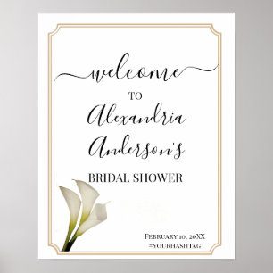 Affiche Pancarte de bienvenue pour une baby shower de mari