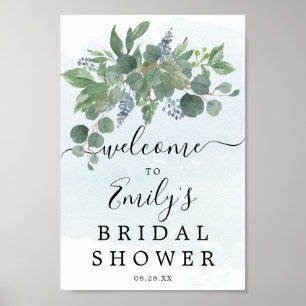 Affiche Pancarte de bienvenue pour une baby shower de mari
