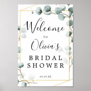 Affiche Pancarte de bienvenue pour une baby shower de mari