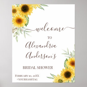 Affiche Pancarte de bienvenue pour une baby shower de tour