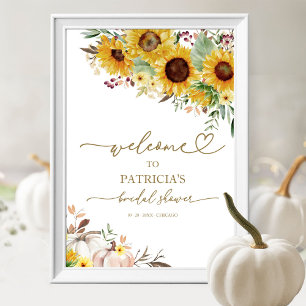 Affiche Pancarte de bienvenue pour une Baby Shower de tour