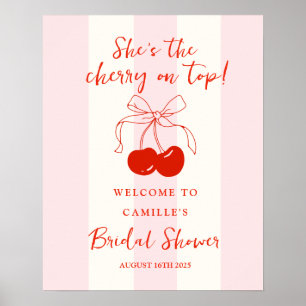 Affiche Pancarte de bienvenue pour une baby shower sur le
