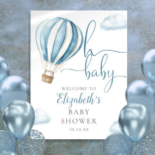 Affiche Pancarte de bienvenue pour une baby shower sur le 