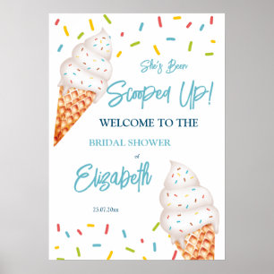 Affiche Pancarte de bienvenue pour une baby shower sur le 