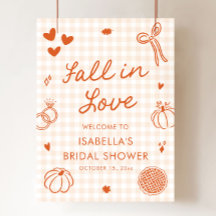 Pancarte de bienvenue pour une baby shower « Tombe