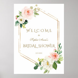 Affiche Pancarte de bienvenue pour une fête de mariage ave