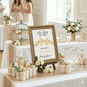 Affiche Pancarte de bienvenue pour une fête de mariage ave