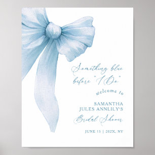 Affiche Pancarte de bienvenue pour une fête prénuptiale av