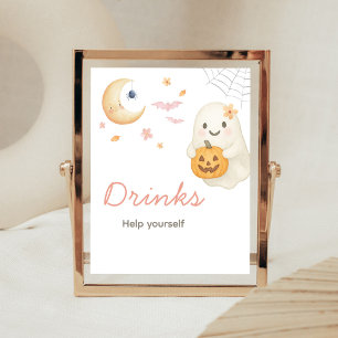 Affiche Pancarte de boissons pour Baby Shower Bébé Chouett