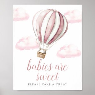 Affiche Pancarte de cadeaux de bébé pour fête prénatale av