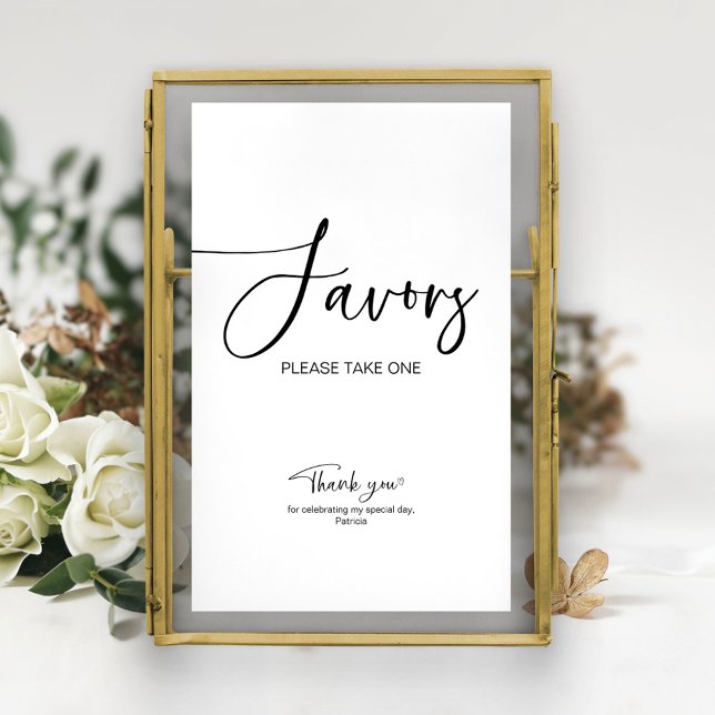 Affiche Pancarte de cadeaux de douche de mariée (Créateur téléchargé)
