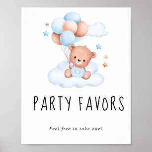 Affiche Pancarte de cadeaux pour Baby Shower Fille Petit É