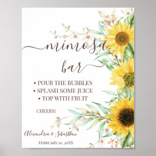 Affiche Pancarte de Fête de Mariage avec Thème de Tourneso