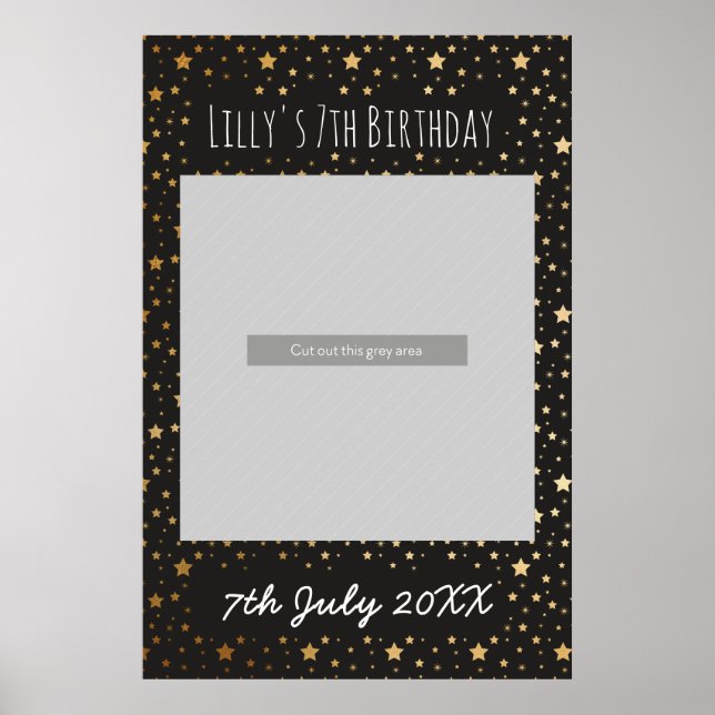 Affiche Pancarte de Prop pour Photobooth Magique (Devant)