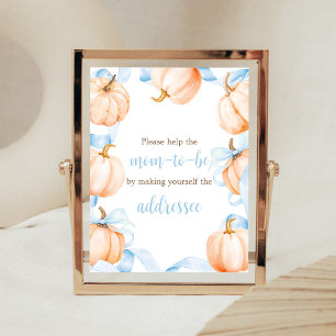 Affiche Pancarte de station d'enveloppe de Baby Shower Cit