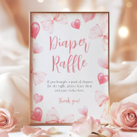 Pancarte de table de tirage au sort de couche rose