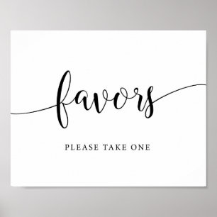 Affiche Pancarte de table pour cadeaux de mariage rustique