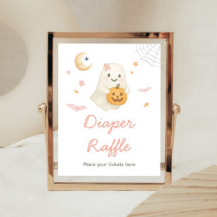 Affiche Pancarte de tirage au sort de couche Little Boo Ha