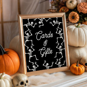 Affiche Pancarte pour cartes et cadeaux de Baby Shower Squ