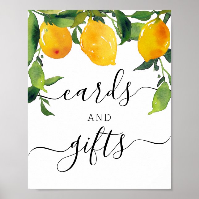 Affiche Pancarte pour les Cadeaux et Cartes de la Fête de  (Devant)