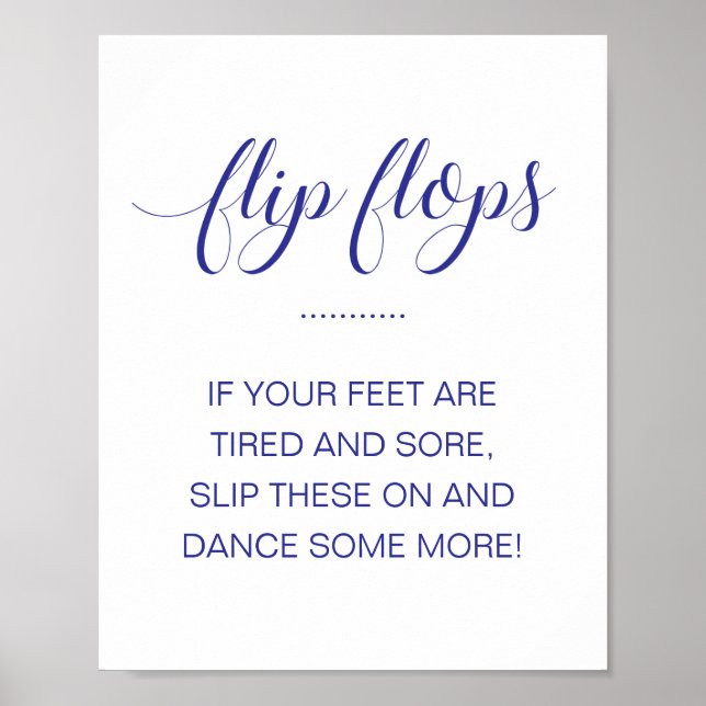 Affiche Pancartes de mariage chaussures de danse sandales  (Devant)