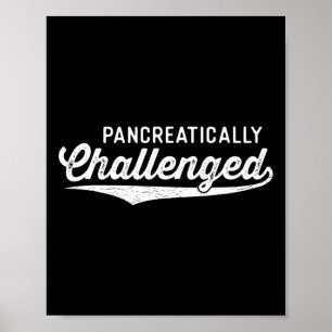 Affiche Pancréatiquement contesté Plaisir Type 1 Diabète A
