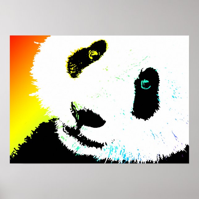 Affiche panda. (Devant)