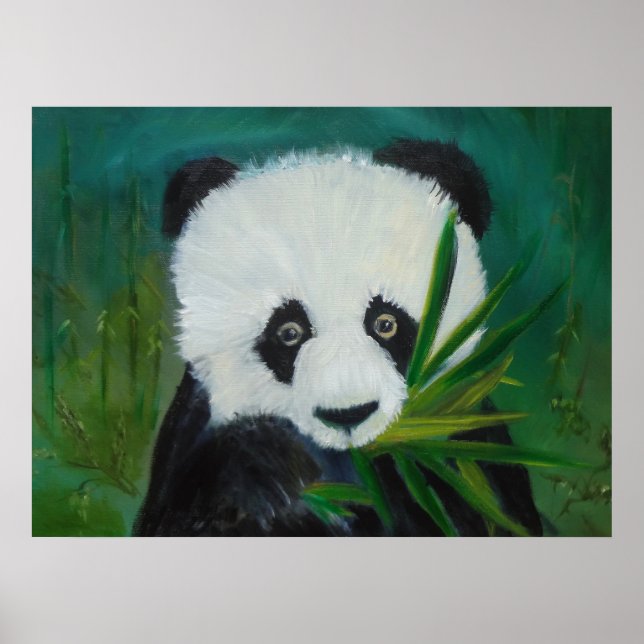 Affiche Panda et Bambou (Devant)